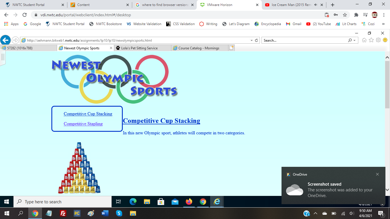 explorer olympic sports