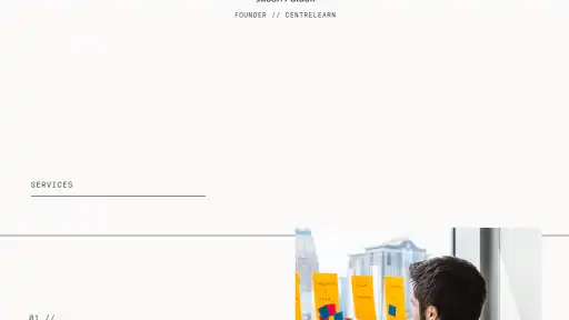 Blank space on website