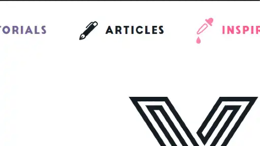 different-colored navigation tabs